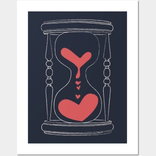 Forever Love Hourglass Posters and Art